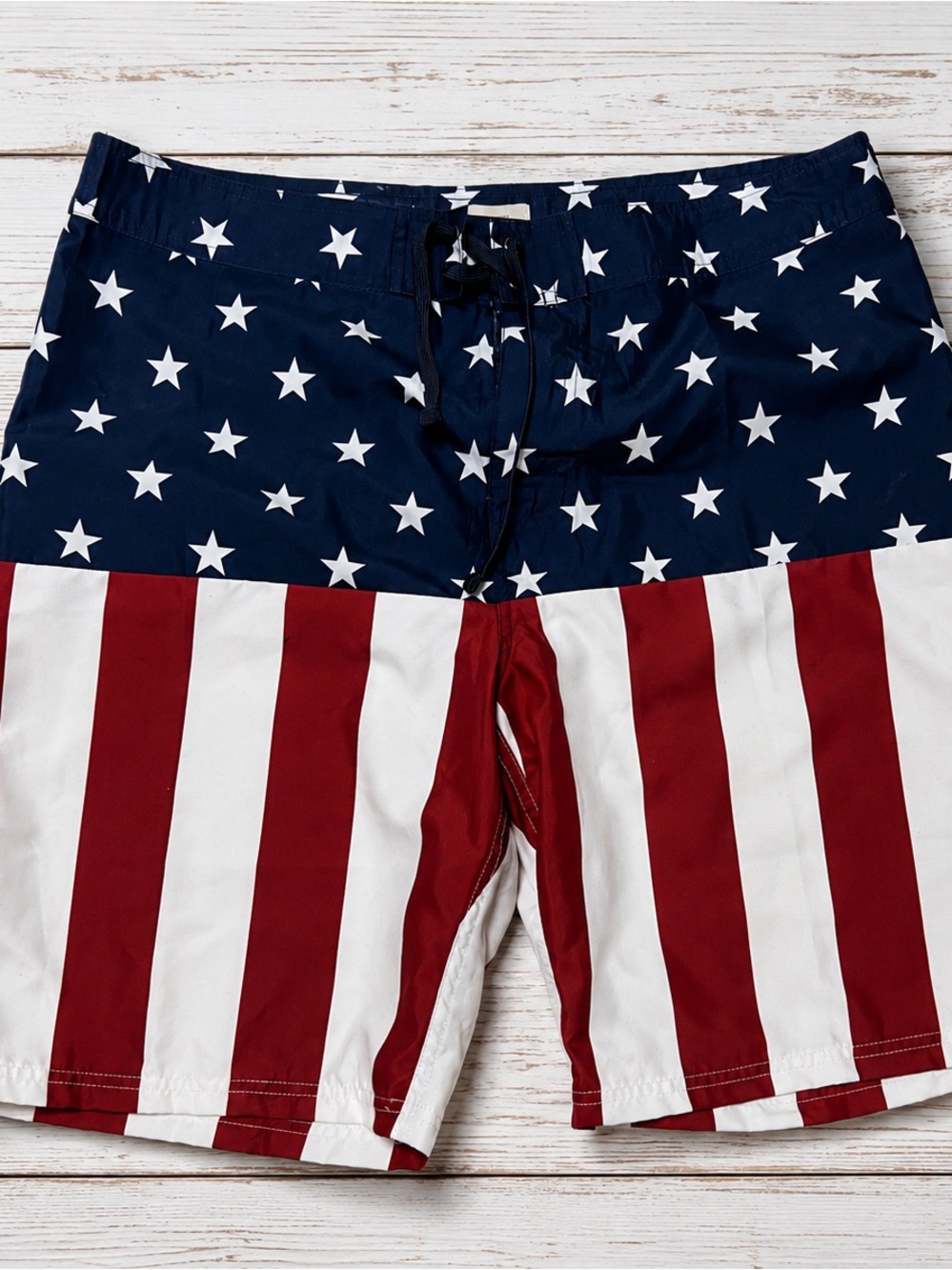 Legacy Men's American‎ Flag Board Shorts - Blue, Red & White